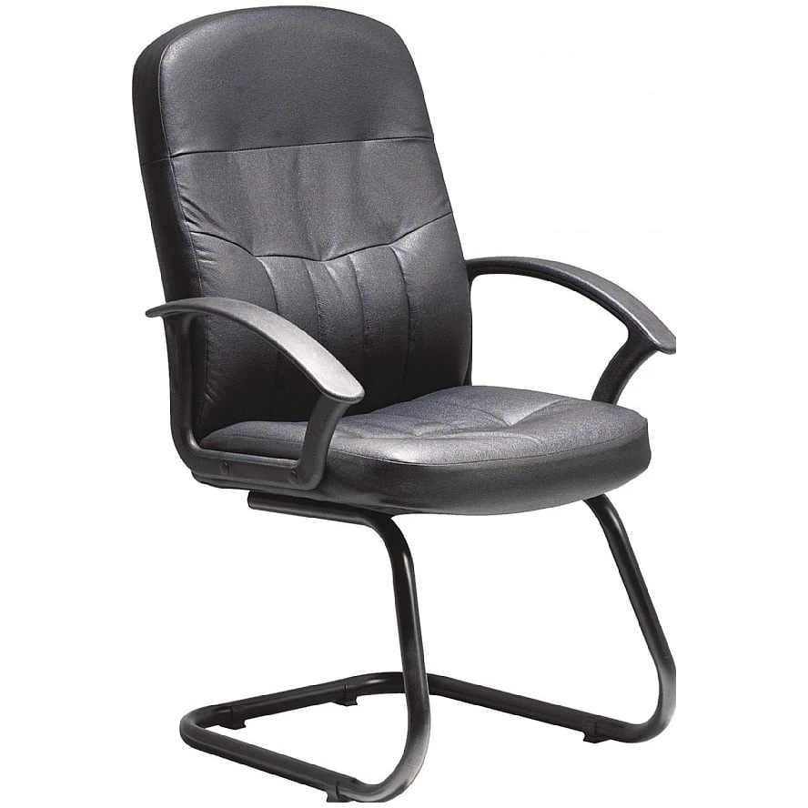 Melrose Leather Faced Visitor Chair
