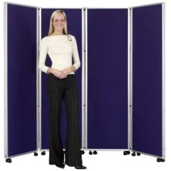 Concertina 4 Panel Mobile Display & Room Dividers