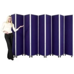 Concertina 9 Panel Mobile Display & Room Dividers