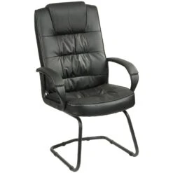 Acadia Enviro Leather Cantilever Chair