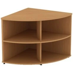 Alpha Plus Corner Storage Bookcase