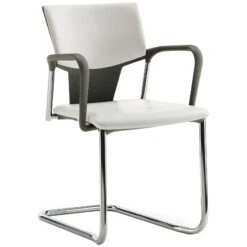Pledge Ikon Upholstered Cantilever Conference Armchair