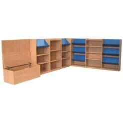 Nexus Extra Large Library Corner Combination Bookcases