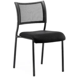 Victoria Black Frame Chair No Arms