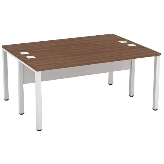 Presence Rectangular Double Bench Desks