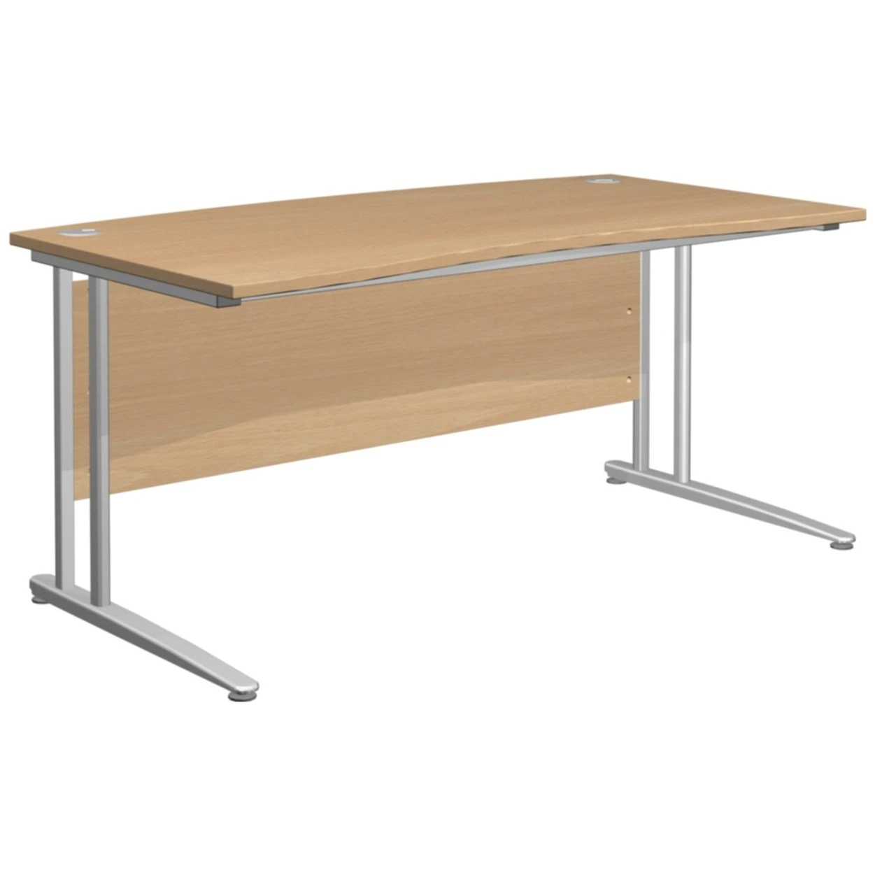 NEXT DAY Gravity Standard Cantilever Double Wave Bow Desk