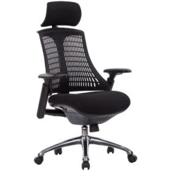 Flash Ergonomic Task Chair With Headrest