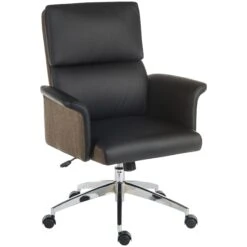Elegance Medium Back Executive Chair Black