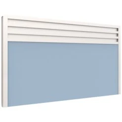 Capitol Straight Desk Mounted Screens With Triple Tool Rail