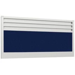 Lumiere Pinnable Straight Desk Mounted Screens With Triple Tool Rail