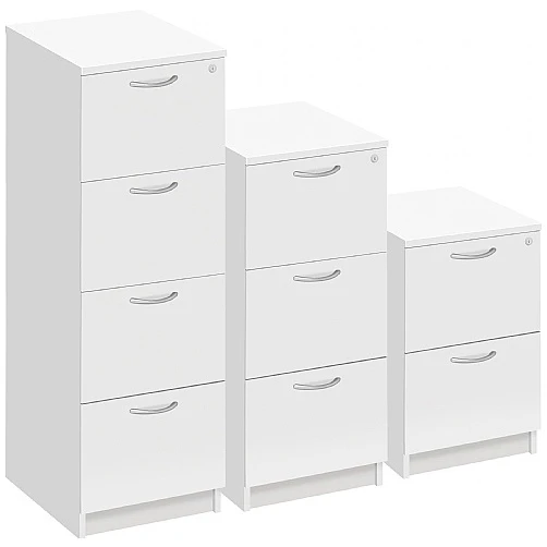 Commerce II White Filing Cabinets