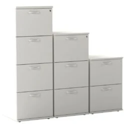 NEXT DAY Vogue Essential White Filing Cabinets