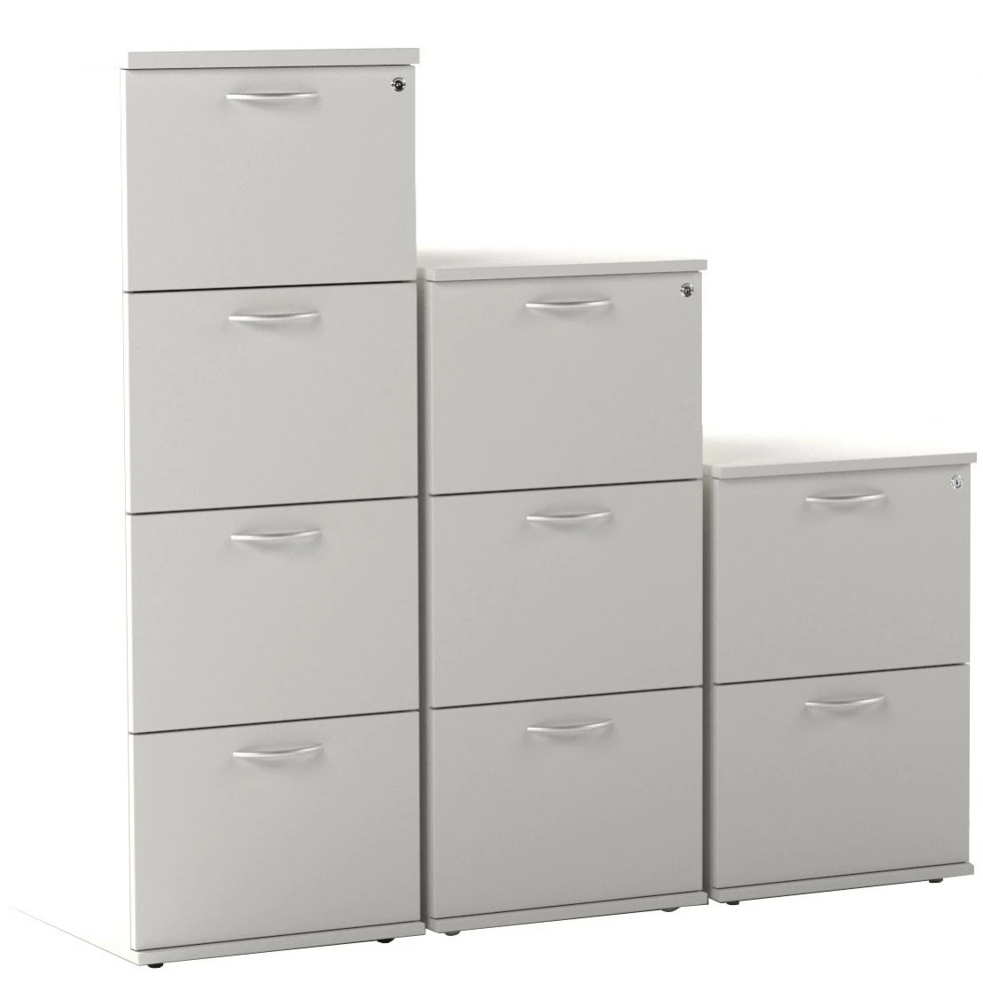NEXT DAY Vogue Essential White Filing Cabinets