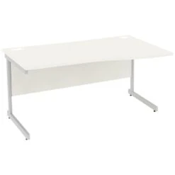 Next Day Vogue White Wave Cantilever Desks