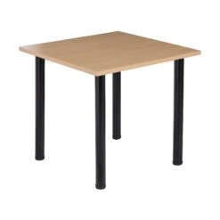 NEXT DAY Karbon Tubular Leg Square Office Tables