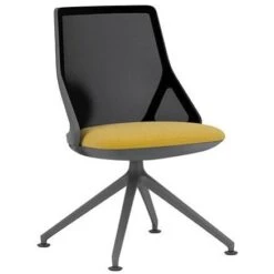 Pledge Cicero Medium Back Black Conference Chair