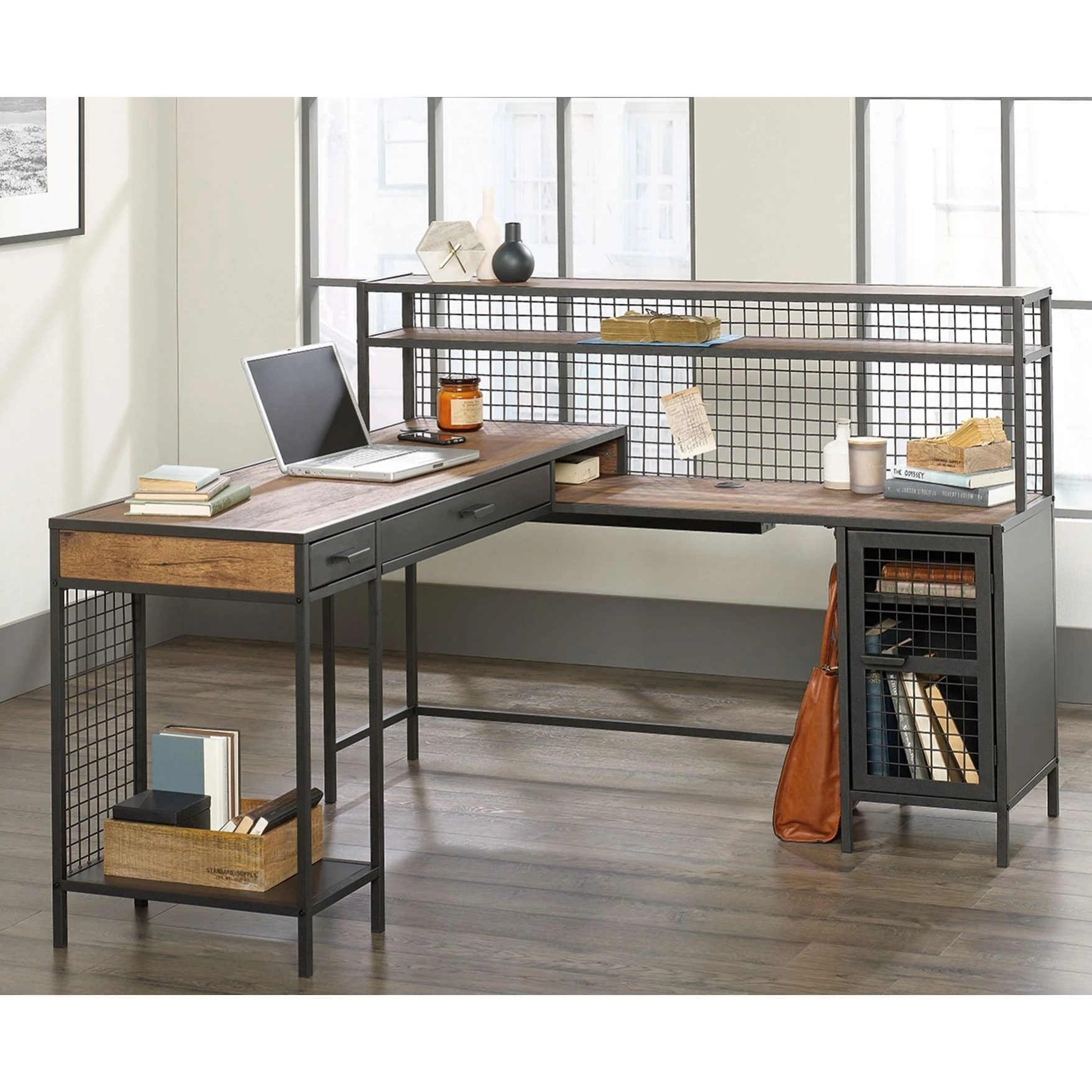 Actuary L-Shaped Computer Desk