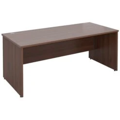 Malbec II Walnut Panel End Rectangular Desks