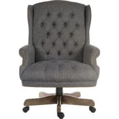 Chairman Grey Traditional Manager Chair