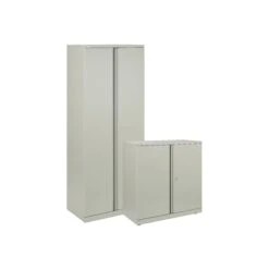 NEXT DAY Bisley Steel Two Door Cupboards