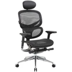 InSync 24 Hour Mesh Office Chair With Leather Headrest