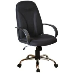 Perth Chrome Ergo Fabric Manager Chairs