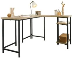 Foundry Industrial Style L-Shaped Computer Desk