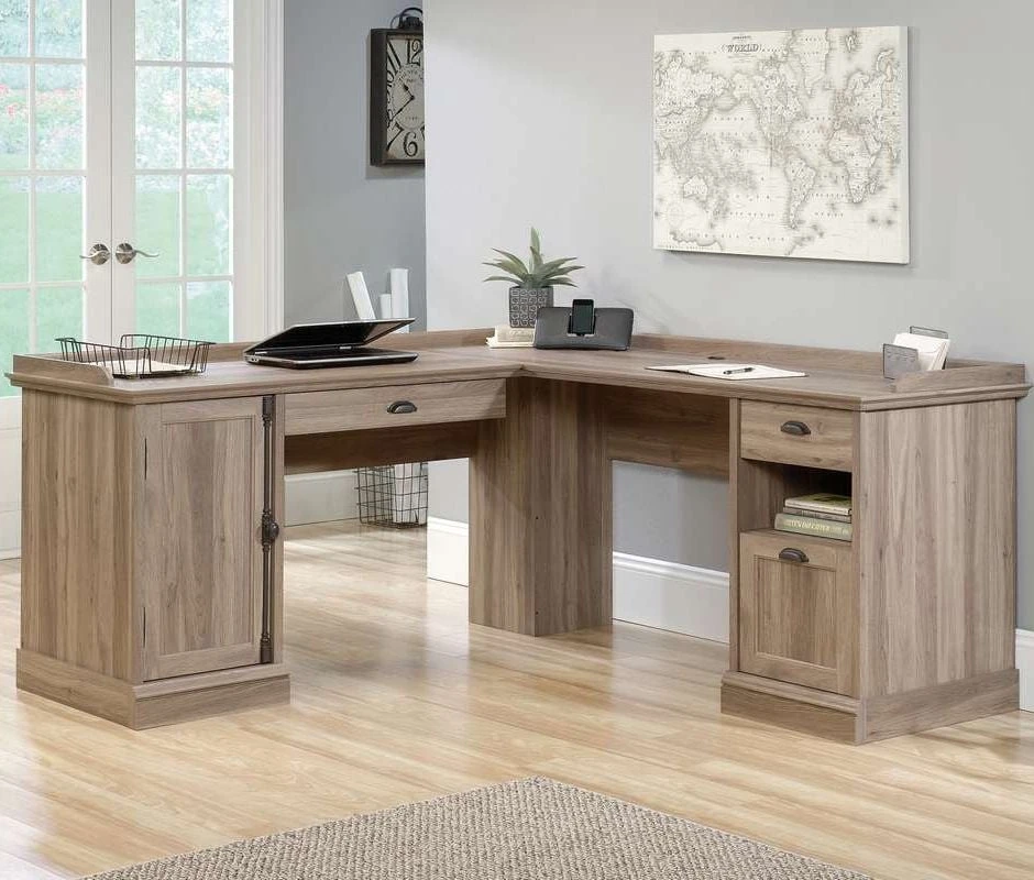 Iris L-Shaped Home Office Desk