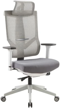 Novigami Kalik Grey Mesh Back Office Chair