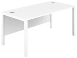 Commerce II Executive White Rectangular Office Desks