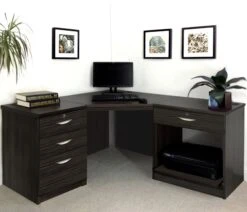 Agency Terra Home Office Compact Corner Desk